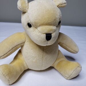 Gund Classic Winnie the Pooh Bear 4" Baby Rattle Plush Toy Small